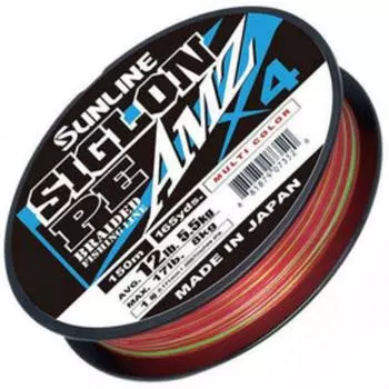Шнур Sunline SIGLON PEx4 AMZ 150M(5C) (Multi Color) #1/12LB