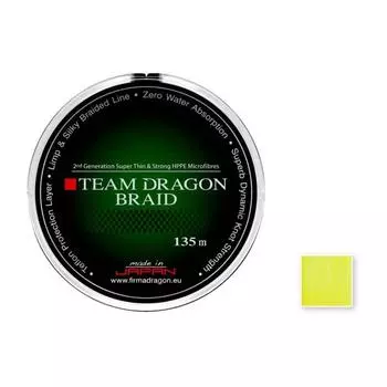 Шнур Team Dragon 135 м Lemon