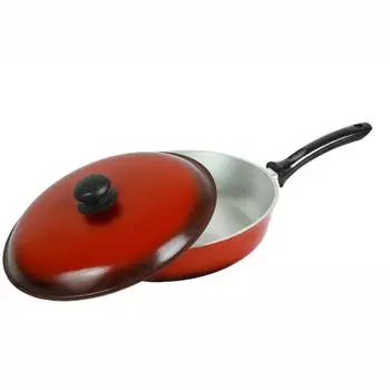 Сковорода 260 с крышкой (глубокая) Силумин