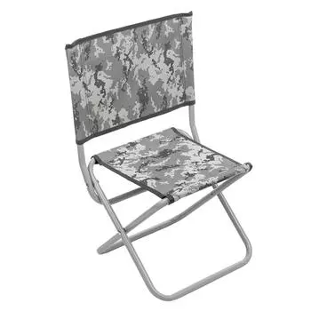 Стульчик рыболова со спинкой КМФ цифра СР-280C-16 (T-FC-280S-16-DG) Helios Тонар