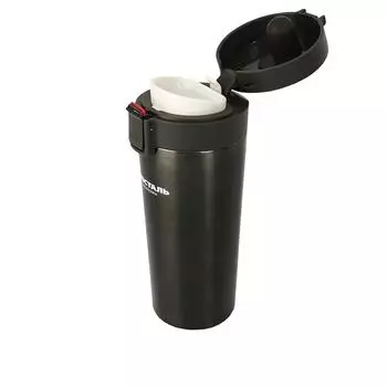 Термокружка "БИОСТАЛЬ-CROSSTOWN" 0,4л вороненая сталь (NMT-400 V) Biostal