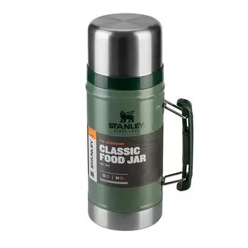 Термос для еды STANLEY Classic 0.94L Темно-зеленый (10-07937-003)