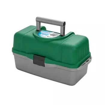 Ящик для инструментов трехполочный зеленый Helios