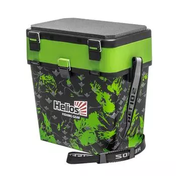 Ящик рыболовный зимний SHARK салатовый Helios