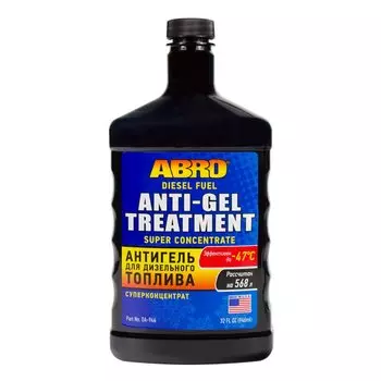 Антигель ABRO DA-946, для дизеля, бутылка 946мл