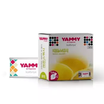 Ароматизатор меловой Yammy "Lemon Squash" на торпедо баночка