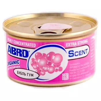 Ароматизатор Органик Бубль Гум, с растительным наполнителем на торпедо, баночка, 42г