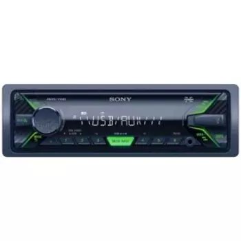 Автомагнитола Sony DSX-A102U, 1 DIN, USB/AUX, 4x55Вт, с подключением к мультирулю, зеленая подсветка