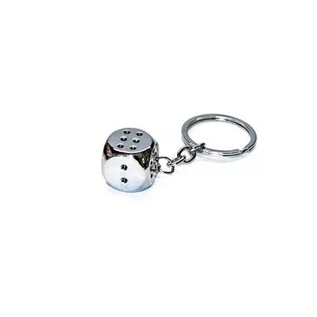 Брелок на ключи (игральная кость), металл