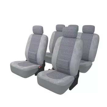 Чехлы CARFORT MODERN для передних и задних сидений, ткань, серый цвет, 13 предметов