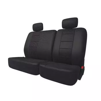 Чехлы CARFORT NEOCLASSIC для задних сидений, ткань, черный цвет, 9 предметов