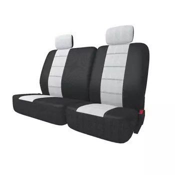 Чехлы CARFORT NEOCLASSIC для задних сидений, ткань, черный/серый цвет, 9 предметов