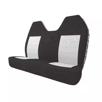 Чехол CARFORT SUPERSHELL для задних сидений, ткань, черный/серый цвет, 2 предмета