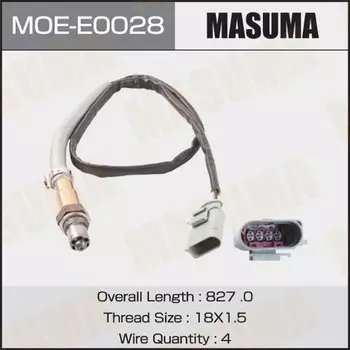 Датчик кислородный MASUMA, AUDI S6 / BXA