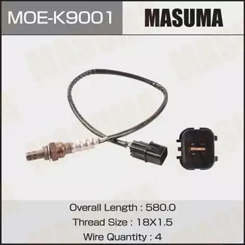 Датчик кислородный MASUMA, HYUNDAI SANTA FE, SONATA / G4JP, G4BS