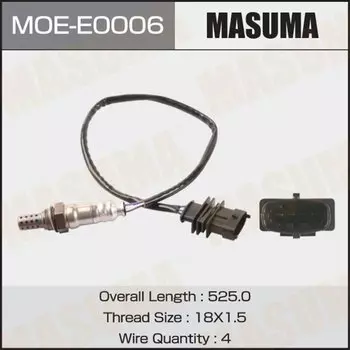 Датчик кислородный MASUMA, OPEL ASTRA-J, CORSA-D, MOKKA / A14NET, D14NET, Z16YNG