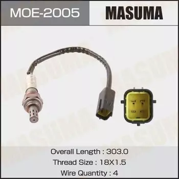 Датчик кислородный MASUMA, QX80, TEANA, X-TRAIL / MR20DE, QR25DE, VK56VD
