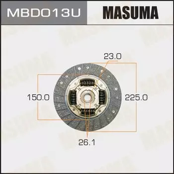 Диск сцепления MASUMA 225*150*23*26.1 (1/10)