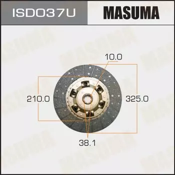 Диск сцепления MASUMA ISD037U