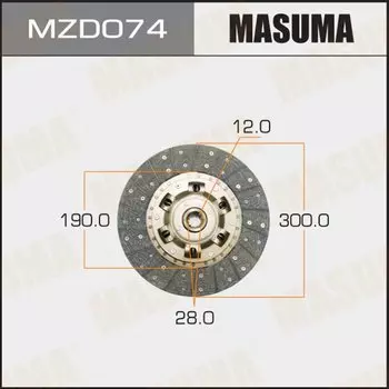 Диск сцепления MASUMA MZD074