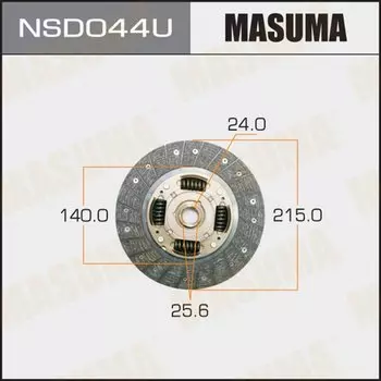 Диск сцепления MASUMA NSD044U