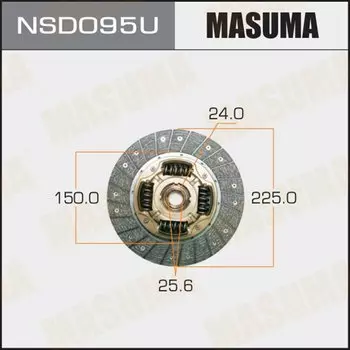 Диск сцепления MASUMA NSD095U