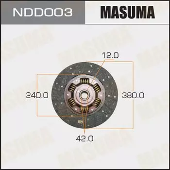 Диск сцепления "Masuma" 380*240*12*42 (1/5)