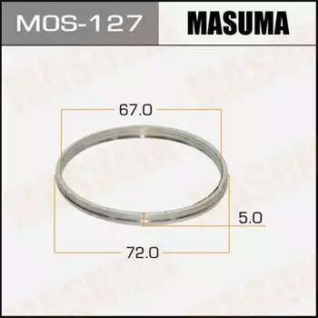Фасовка Упл.кольцо под вых.коллект."Masuma" 67х72, уп.2шт