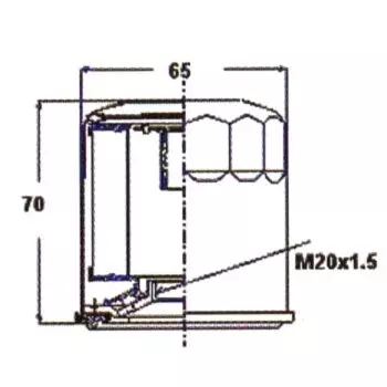 Фильтр масляный C-224