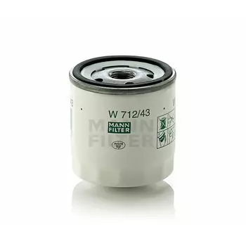 Фильтр масляный MANN-FILTER, арт. W712/43