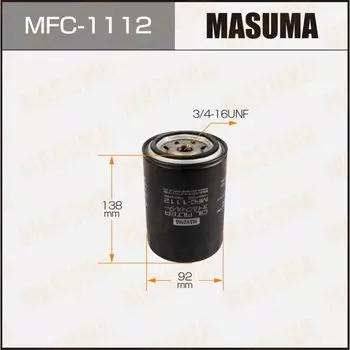 Фильтр масляный Masuma C-101, арт. MFC-1112