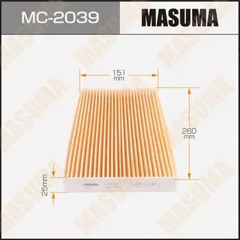 Фильтр салонный Masuma, арт. MC-2039