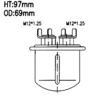Фильтр топливный Asakashi JN-7070