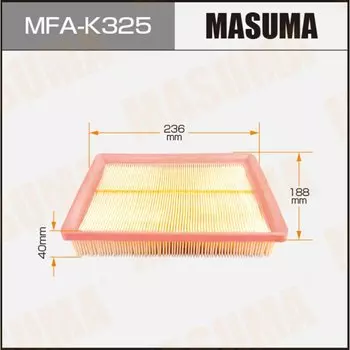 Фильтр воздушный Masuma A9310, арт. MFA-K325