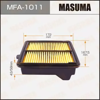 Фильтр воздушный Masuma A-888V, арт. MFA-1011V