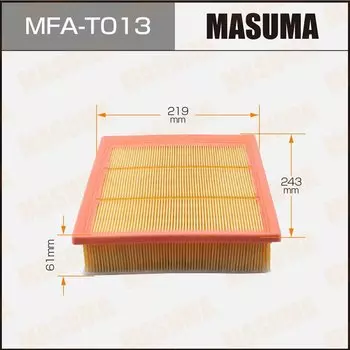 Фильтр воздушный Masuma, арт. MFA-T013