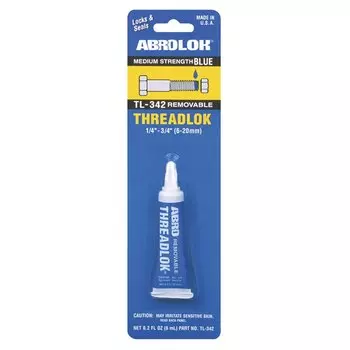 Фиксатор резьбы ABRO TL-342 разъемный, синий, туба 6мл