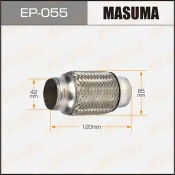 Гофра глушителя "MASUMA" 42x120