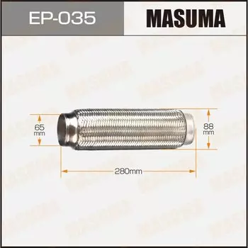 Гофра глушителя "MASUMA" 65x280