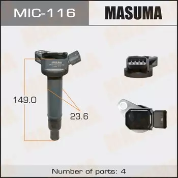 Катушка зажигания MASUMA, CROWN, MARK II/ 1JZFSE