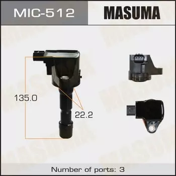 Катушка зажигания MASUMA FIT/ GE6,7,8