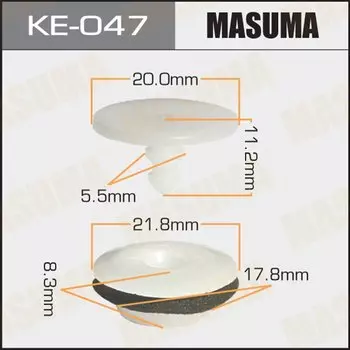 Клипса крепежная MASUMA KE-047 (OEM 76882-AZ100)