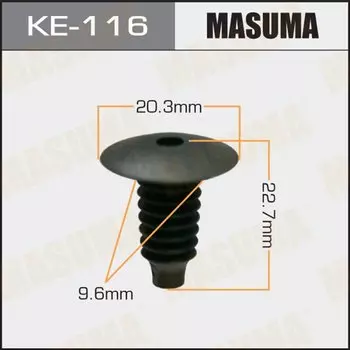 Клипса крепежная MASUMA KE-116 (OEM 2207713, 90082231, N90201601H)
