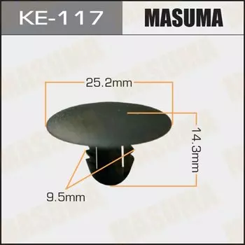 Клипса крепежная MASUMA KE-117 (OEM 6448410, 6678518)