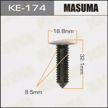 Клипса крепежная MASUMA KE-174 (OEM 10185925, 390018S, 6033840)