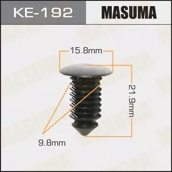 Клипса крепежная MASUMA KE-192 (OEM 6504043, N807721S)