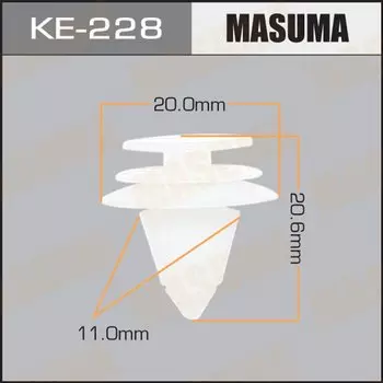 Клипса крепежная MASUMA KE-228 (OEM 6505292AA)