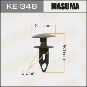 Клипса крепежная MASUMA KE-348 (OEM 15153415)