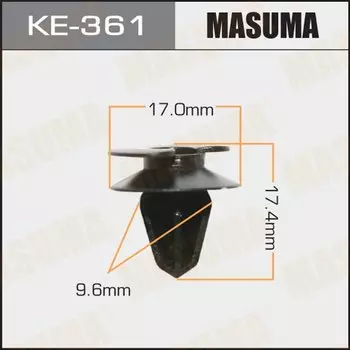 Клипса крепежная MASUMA KE-361