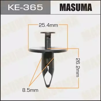 Клипса крепежная MASUMA KE-365 (OEM 1028521, W701054S300)